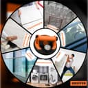 Thumbnail 1 de RHYSTER 2 Ventose per piastrelle con manometro 200 mm 📷