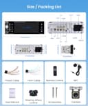 Thumbnail 6 de Rimoody Autoradio 1 Din Carplay wireless 5.1" touchscreen 📻