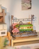 Thumbnail 1 de ROBOTIME Sakura Tram puzzle 3D in legno con luci 🎲