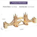 Thumbnail 3 de ROBOTIME Tower Bridge kit modello in legno 3D 🧩