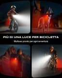 Thumbnail 6 de Rolgno Luci Bicicletta LED anteriore e posteriore 11 modalità 🚲