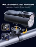 Thumbnail 6 de Rolgno Super Luminose Luci Bicicletta LED 8+7 modalità 🚲