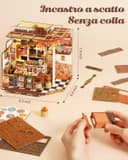 Thumbnail 3 de Rolife Miniature Casa Cioccolateria di Henry kit 330 pezzi 🧸