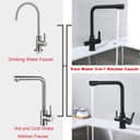 Thumbnail 2 de Rubinetto cucina 3 vie miscelatore girevole 360° in acciaio inox SUS304 🚰