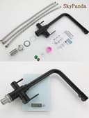 Thumbnail 5 de Rubinetto cucina 3 vie miscelatore girevole 360° in acciaio inox SUS304 🚰