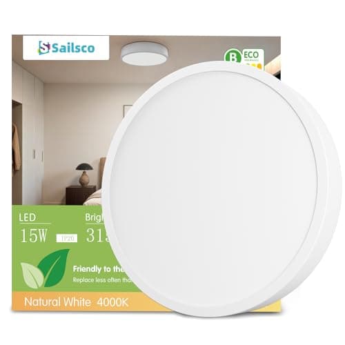 sailsco Plafoniera LED rotonda Ø30 cm 15W 3150 lm 4000K 💡
