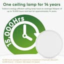 Thumbnail 4 de sailsco Plafoniera LED rotonda Ø30 cm 15W 3150 lm 4000K 💡