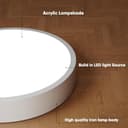 Thumbnail 8 de sailsco Plafoniera LED rotonda Ø30 cm 15W 3150 lm 4000K 💡