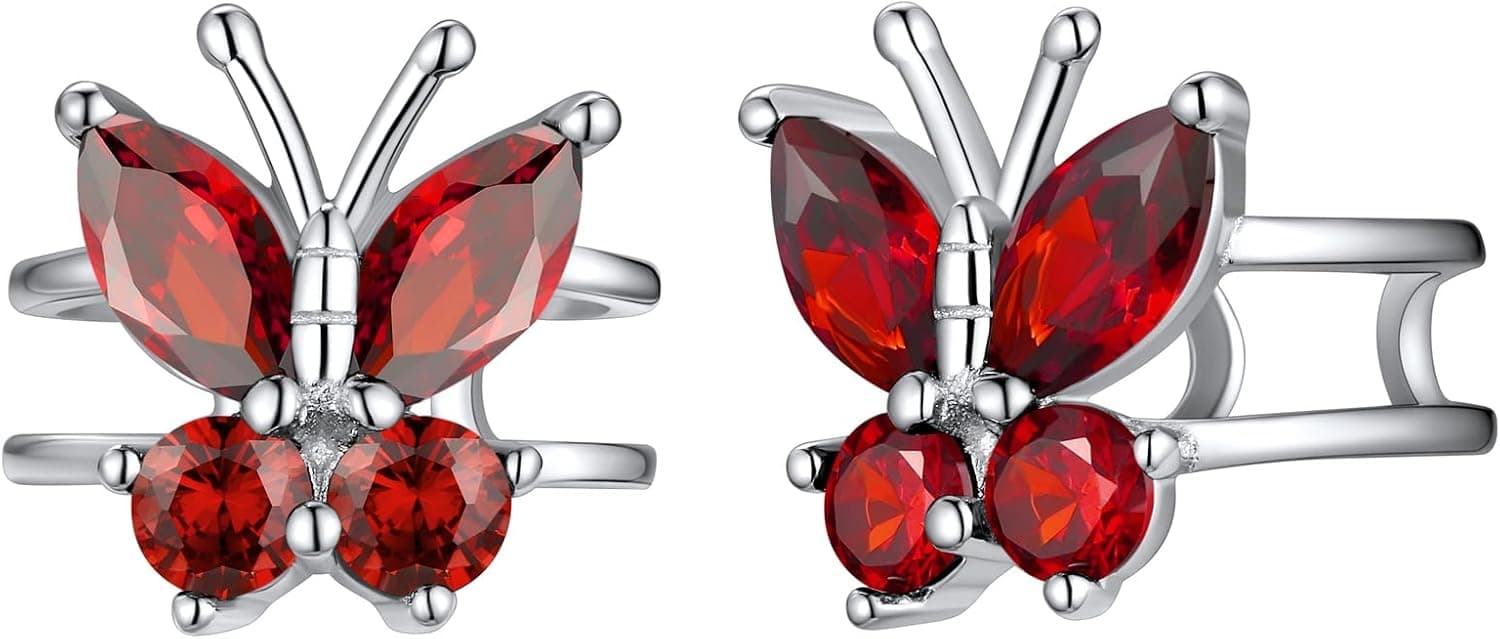 SILVERCUTE Orecchini farfalla argento 925 con zirconi 📿