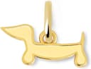 Thumbnail 3 de SINGULARU Charms Mini Teckel in smalto, ciondolo in ottone placcato oro 18Kt 🐶