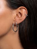 Thumbnail 2 de SINGULARU Orecchini cerchio Lake in ottone placcato oro 18Kt 💍