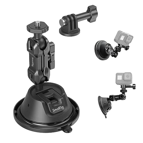 SMALLRIG 4193 supporto a ventosa doppio strato per action cam 360° 📷