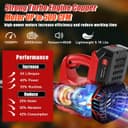 Thumbnail 1 de Soffiatore a Batteria 6 velocità, 310 km/h, 8 Ah 🌿