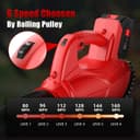 Thumbnail 4 de Soffiatore a Batteria 6 velocità, 310 km/h, 8 Ah 🌿