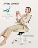 Thumbnail 3 de SONGMICS Sedia da ufficio girevole ergonomica 53 cm 🪑