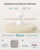 Thumbnail 4 de SONGMICS Sedia da ufficio girevole ergonomica 53 cm 🪑