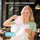 Thumbnail 5 de Specchio trucco ricaricabile pieghevole 10× con LED e memoria 🪞