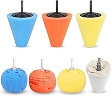 SPTA Set lucidatura auto 7 pezzi per ruote e metalli 🧽