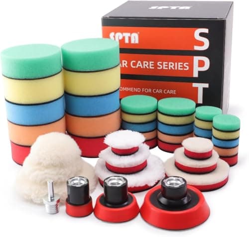 SPTA POSWMIX36 kit tamponi lucidatura 43 pezzi 🚗
