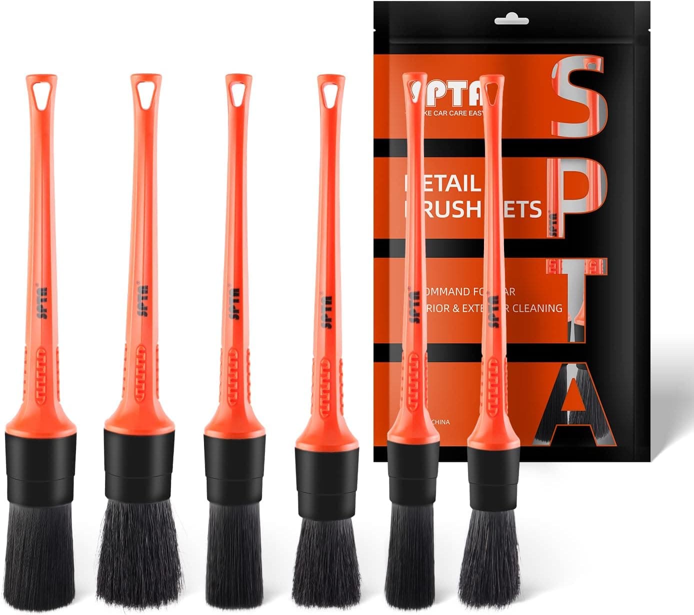 SPTA Spazzola per cerchioni set 6 pezzi 🧰