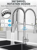 Thumbnail 2 de SREWOHS PRO Rubinetto da cucina estraibile 360° con doccetta 🚰