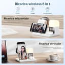 Thumbnail 3 de Stazione ricarica wireless 6-in-1 per iPhone, Apple Watch e AirPods 📱
