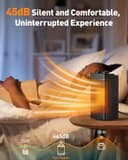 Thumbnail 5 de Stufetta elettrica 1500W basso consumo, 3 modalità, oscillante 🔥