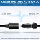 Thumbnail 2 de SUCIKORIO 12V 2A Adattatore accendisigari universale per auto 🔌