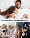 Thumbnail 6 de SUPCEAT Silicone tappi per orecchie 2 paia riutilizzabili 🎧