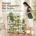Thumbnail 4 de Supporto per piante da interno a più livelli, 3 ripiani 🌿