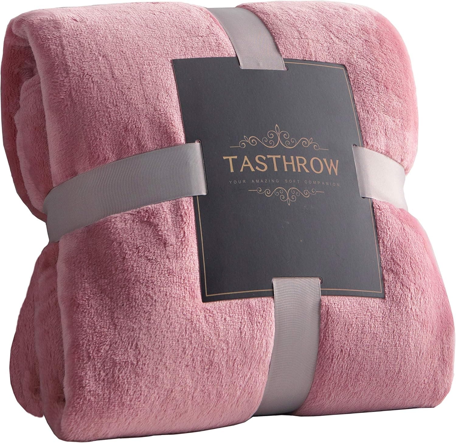 TASTHROW Coperta Vellutata in Pile 230x270 cm rosa 🛏️