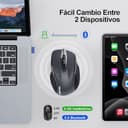 Thumbnail 1 de TECKNET Mouse Bluetooth 3 modalità, 4800 DPI, ergonomico 🎧