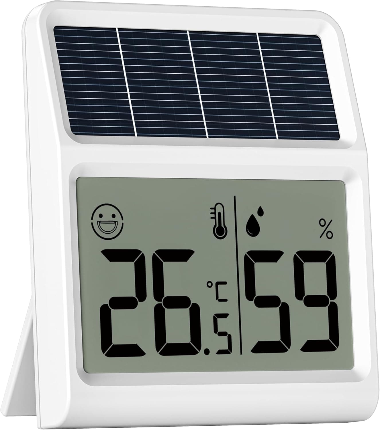 Termoigrometro solare per casa, alimentato dalla luce ☀️