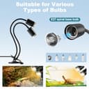 Thumbnail 3 de testyu Lampada riscaldante per tartarughe 25W+50W 🐢