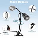 Thumbnail 4 de testyu Lampada riscaldante per tartarughe 25W+50W 🐢