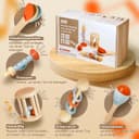 Thumbnail 4 de Teverellsax Giochi neonato 5 pezzi sonagli e strumenti musicali 🎲