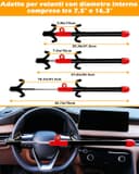 Thumbnail 1 de Tevlaphee Bloccasterzo 4 ganci per volante fino a 41,5 cm 🚗