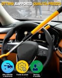 Thumbnail 6 de Tevlaphee Blocco volante antifurto regolabile 3 chiavi 🔒