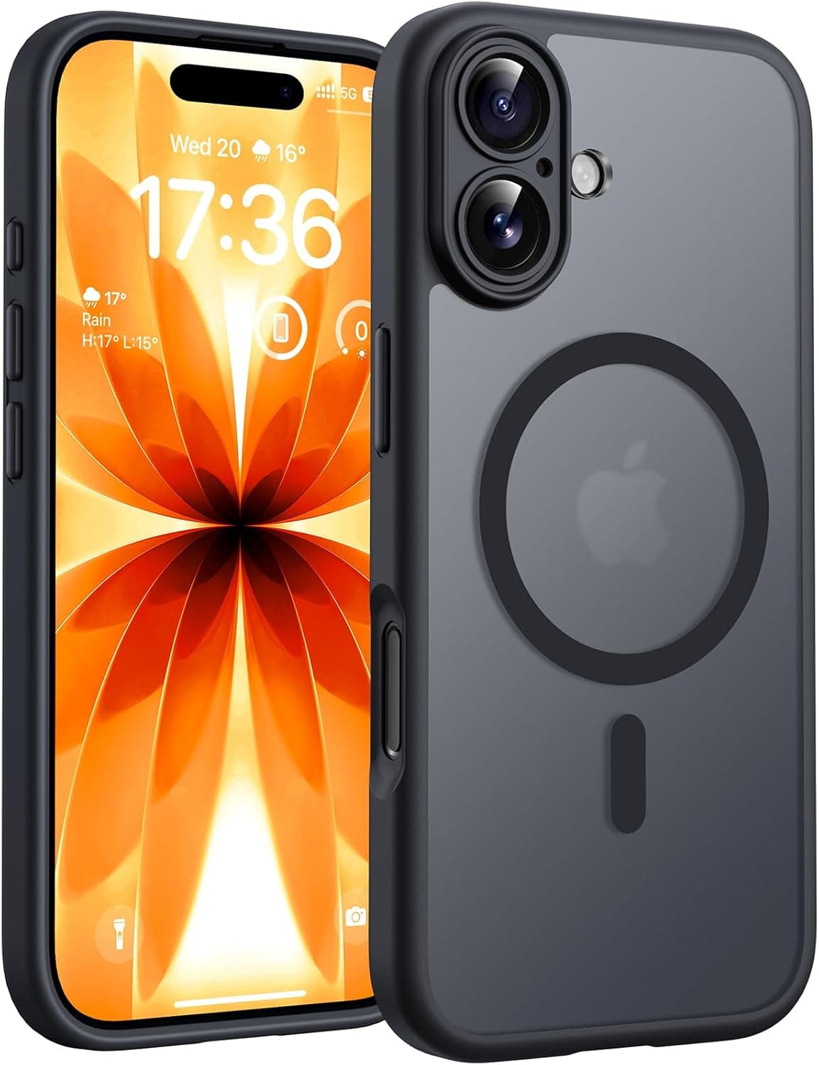 TOCOL Cover magnetica iPhone 17 6,3" con MagSafe e anello 📱