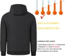Thumbnail 3 de TONY BACKER 6860 Giacca softshell uomo impermeabile antivento con cappuccio 🧥