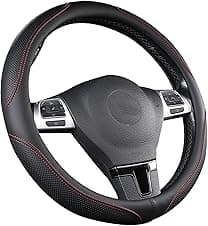 TONZACK Coprivolante universale in pelle nera 38 cm 🚗