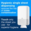 Thumbnail 2 de Tork 556008 Dispenser carta igienica intercalata T3, nero 🧻