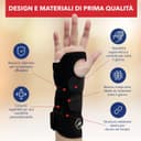 Thumbnail 3 de Tutore tunnel carpale destro medico con stecca in metallo 🩺