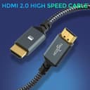 Thumbnail 2 de Twozoh Cavo HDMI 1M Nylon intrecciato, supporta 4K 📺