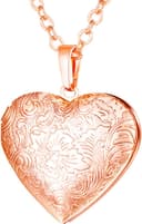 Thumbnail 3 de U7 Collana donna personalizzata con ciondolo portafoto cuore 📿