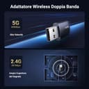 Thumbnail 2 de UGREEN Adattatore WiFi 6 AX900Mbps USB 3.0 Dongle wireless 📶