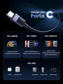 Thumbnail 3 de UGREEN Cavo USB-C PD 3.1 240W da 2 m per laptop e smartphone 📱