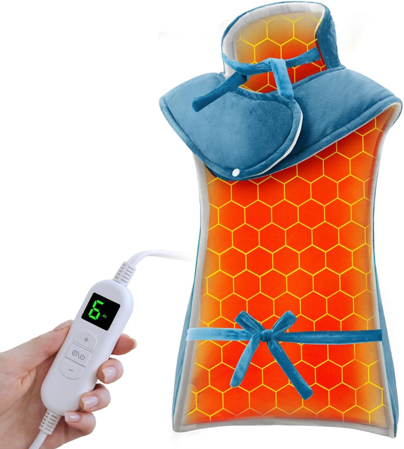 Ultralent Termoforo Elettrico 60x108 cm per Schiena e Collo ♨️