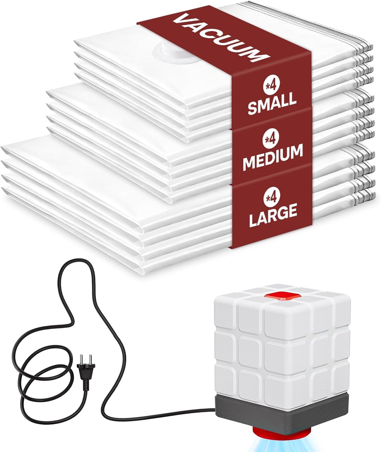 Vacbird Sacchetti sottovuoto per vestiti 12 pezzi 🧳