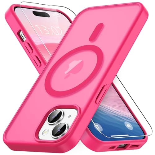 Vansdon Cover magnetica iPhone 15 sottile opaca rosa 📱